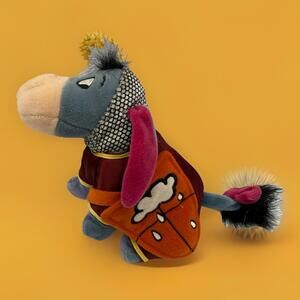 Vtg UK 2001 Collectible Disney Store Eeyore in Distress Beanie Plush Toy 8"